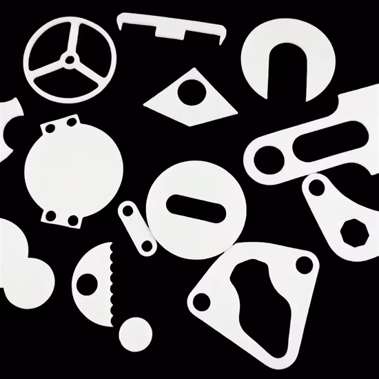 고열 절연제에 의하여 주문을 받아서 만들어지는 백색 PTFE 테플론 플라스틱 장